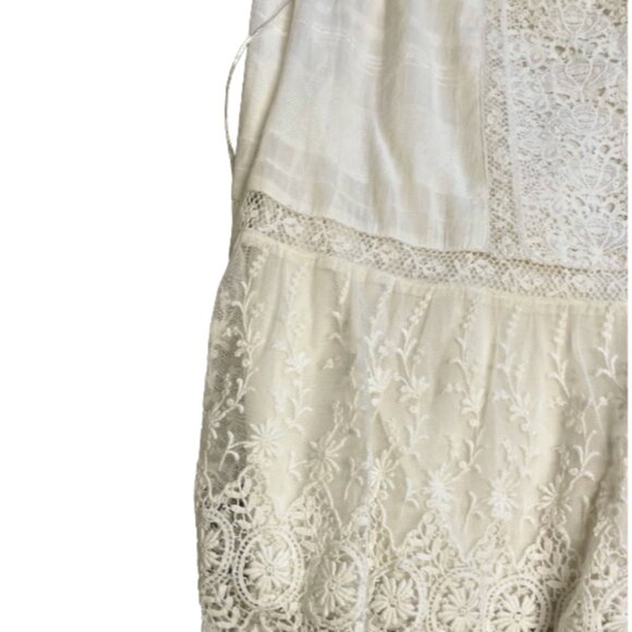 Loveshack Fancy White Halter Dress - Picture 3 of 3